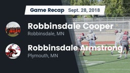 Recap: Robbinsdale Cooper  vs. Robbinsdale Armstrong  2018