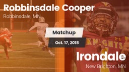 Matchup: Robbinsdale Cooper vs. Irondale  2018