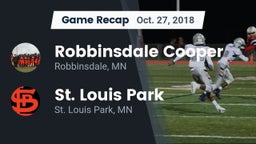 Recap: Robbinsdale Cooper  vs. St. Louis Park  2018