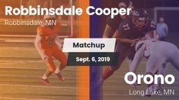 Matchup: Robbinsdale Cooper vs. Orono  2019