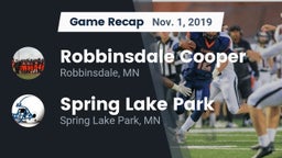 Recap: Robbinsdale Cooper  vs. Spring Lake Park  2019