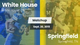 Matchup: White House High vs. Springfield  2019