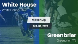 Matchup: White House High vs. Greenbrier  2020