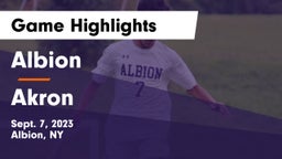 Albion  vs Akron  Game Highlights - Sept. 7, 2023