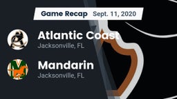 Recap: Atlantic Coast   vs. Mandarin  2020