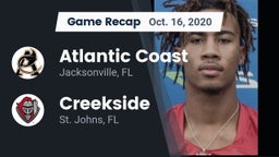 Recap: Atlantic Coast   vs. Creekside  2020
