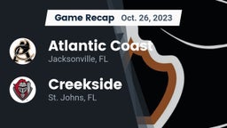 Recap: Atlantic Coast   vs. Creekside  2023