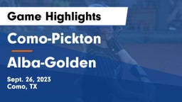 Como-Pickton  vs Alba-Golden  Game Highlights - Sept. 26, 2023