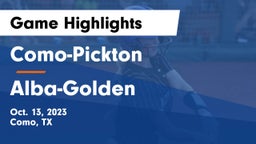 Como-Pickton  vs Alba-Golden  Game Highlights - Oct. 13, 2023