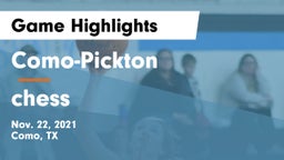 Como-Pickton  vs chess Game Highlights - Nov. 22, 2021