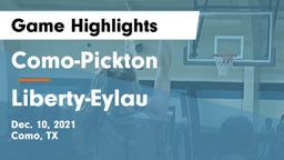 Como-Pickton  vs Liberty-Eylau  Game Highlights - Dec. 10, 2021
