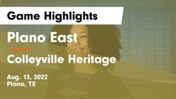 Plano East  vs Colleyville Heritage  Game Highlights - Aug. 13, 2022