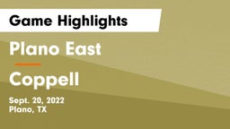 Plano East  vs Coppell  Game Highlights - Sept. 20, 2022