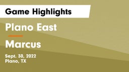 Plano East  vs Marcus  Game Highlights - Sept. 30, 2022