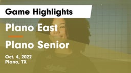Plano East  vs Plano Senior  Game Highlights - Oct. 4, 2022