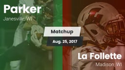 Matchup: Parker  vs. La Follette  2017