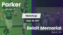 Matchup: Parker  vs. Beloit Memorial  2017