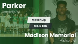 Matchup: Parker  vs. Madison Memorial  2017