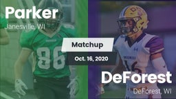 Matchup: Parker  vs. DeForest  2020