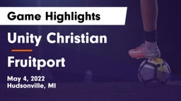 Unity Christian  vs Fruitport  Game Highlights - May 4, 2022
