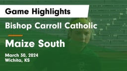 Bishop Carroll Catholic  vs Maize South  Game Highlights - March 30, 2024