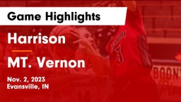 Harrison  vs MT. Vernon Game Highlights - Nov. 2, 2023