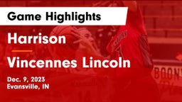 Harrison  vs Vincennes Lincoln  Game Highlights - Dec. 9, 2023