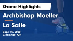 Archbishop Moeller  vs La Salle  Game Highlights - Sept. 29, 2020