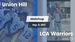 Matchup: Union Hill High vs. LCA Warriors 2017