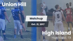 Matchup: Union Hill High vs. High Island  2017