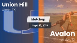 Matchup: Union Hill High vs. Avalon  2019