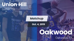 Matchup: Union Hill High vs. Oakwood  2019