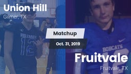 Matchup: Union Hill High vs. Fruitvale  2019