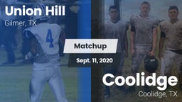 Matchup: Union Hill High vs. Coolidge  2020
