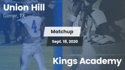 Matchup: Union Hill High vs. Kings Academy 2020