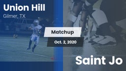 Matchup: Union Hill High vs. Saint Jo 2020