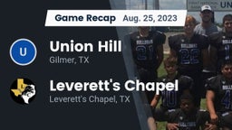 Recap: Union Hill  vs. Leverett's Chapel  2023