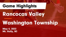 Rancocas Valley  vs Washington Township  Game Highlights - May 4, 2022
