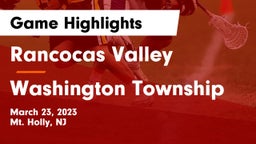 Rancocas Valley  vs Washington Township  Game Highlights - March 23, 2023