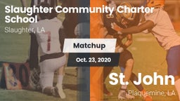 Matchup: Slaughter Community  vs. St. John  2020