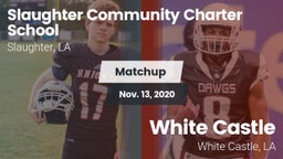 Matchup: Slaughter Community  vs. White Castle  2020