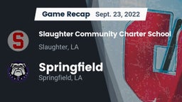 Recap: Slaughter Community Charter School vs. Springfield  2022