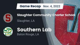 Recap: Slaughter Community Charter School vs. Southern Lab  2022