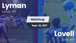 Matchup: Lyman  vs. Lovell  2017