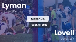 Matchup: Lyman  vs. Lovell  2020