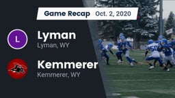 Recap: Lyman  vs. Kemmerer  2020