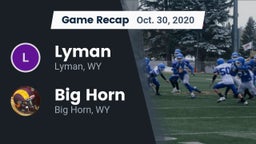 Recap: Lyman  vs. Big Horn  2020