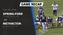 Recap: Spring-Ford  vs. Methacton  2016