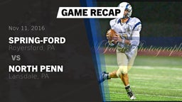 Recap: Spring-Ford  vs. North Penn  2016