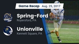 Recap: Spring-Ford  vs. Unionville  2017